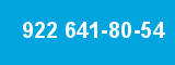 922 641-80-54 922 641-80-54